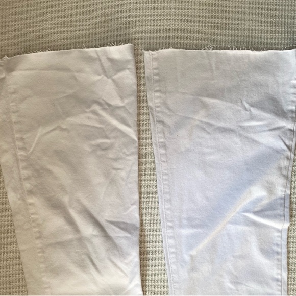 Boohoo Stradivarius lace up flare jean in white - Picture 8 of 8